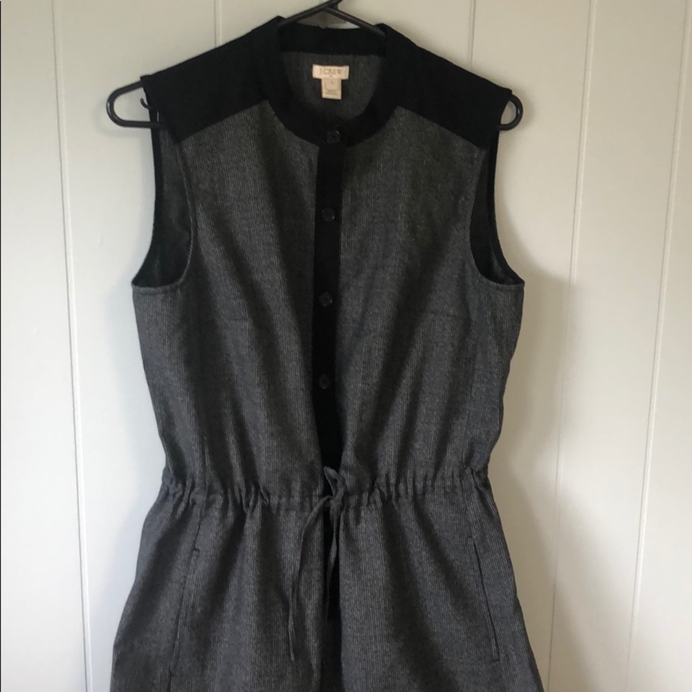Nice black/white wool-blend J.Crew work dress! 🖤